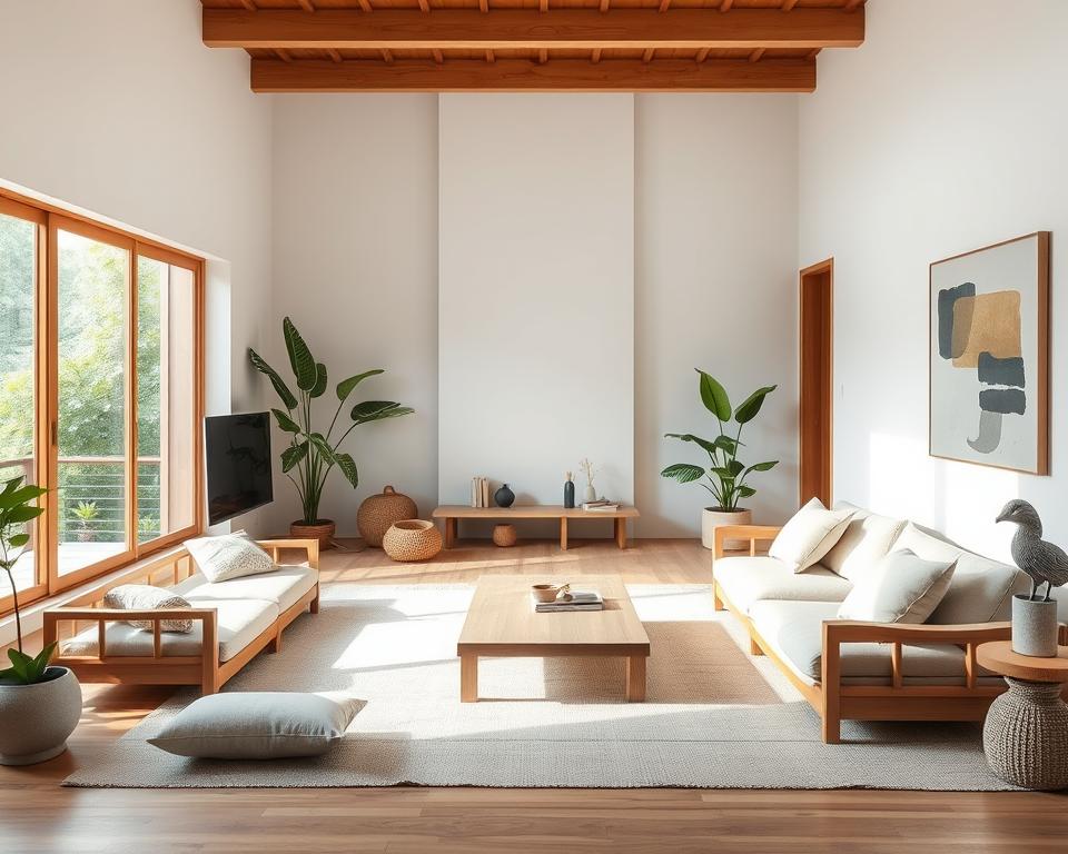 korean inspired living space